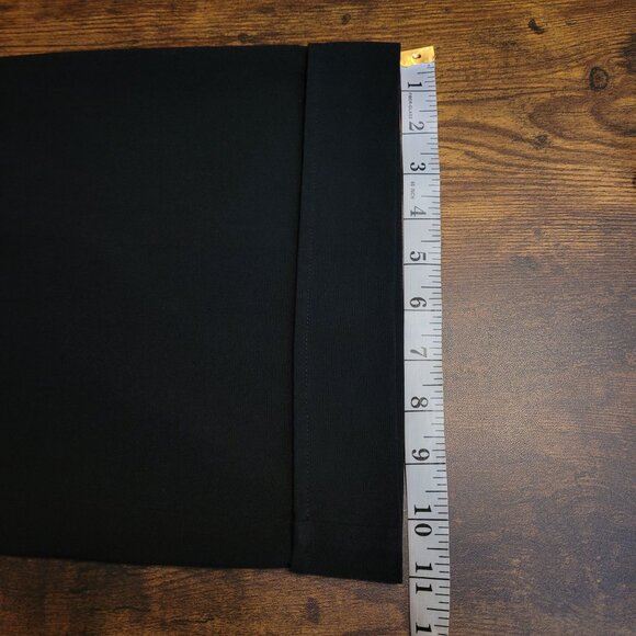 Vtg dressbarn Trouser Pants Size 8 Wide Leg Cuffed Mid Rise Y2K Stretch Preppy - Picture 8 of 9